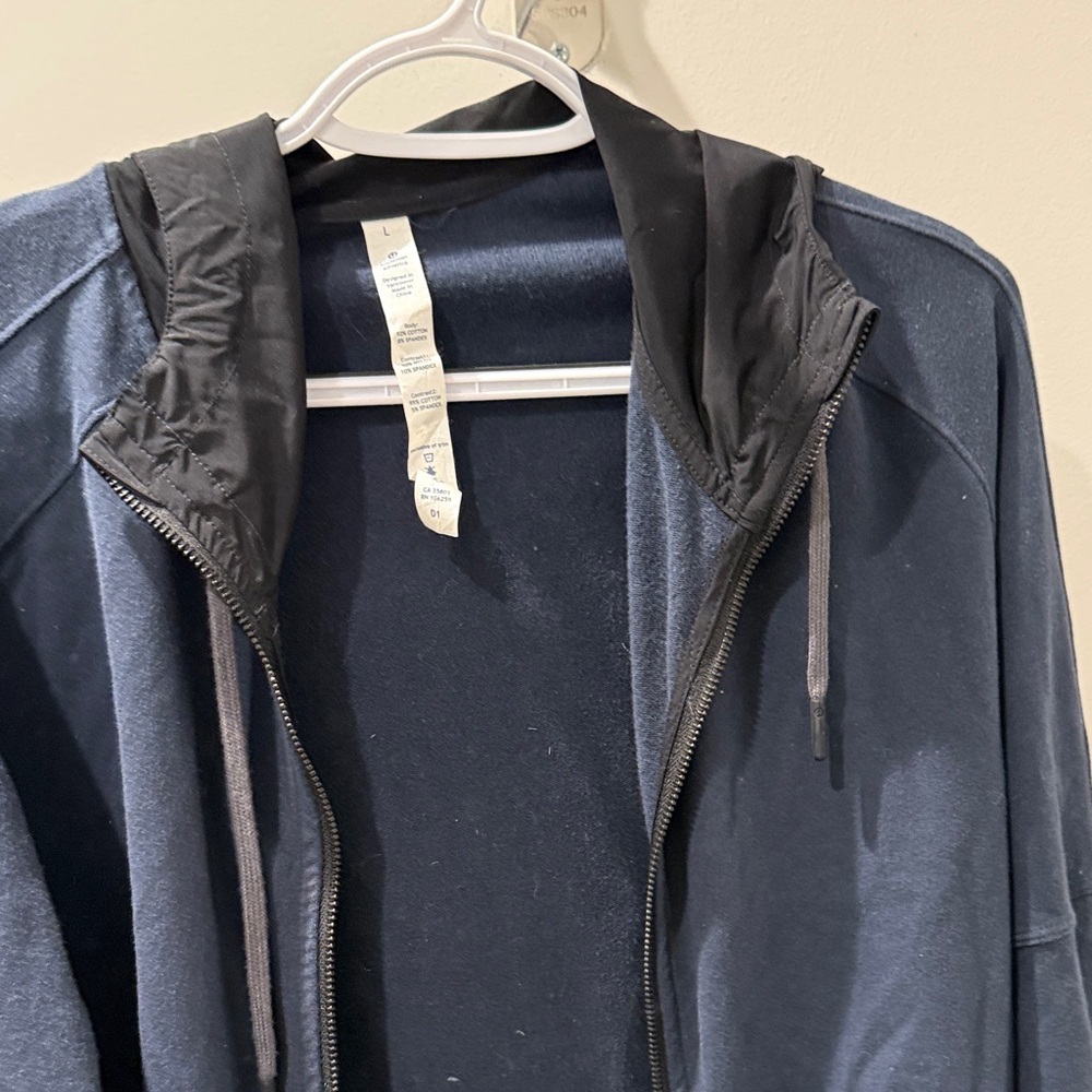 Lululemon Athletica Black and Navy Hoodie